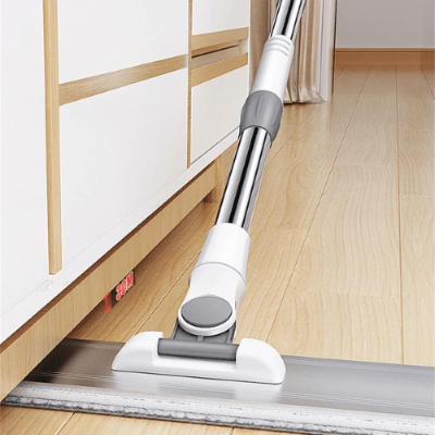 balai plat professionnel microfibre entre faclement sous meuble