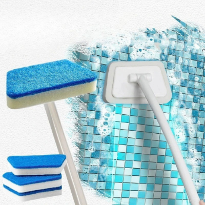 balai pour carrelage avec tampons remplaçables