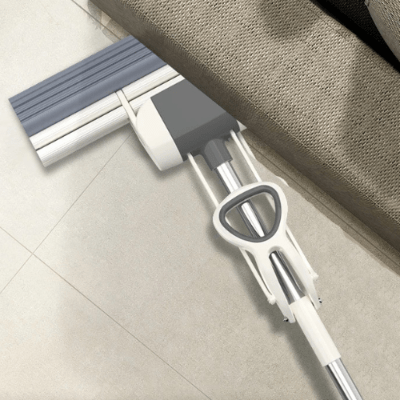 balai pour le sol rentre facilement sous meuble