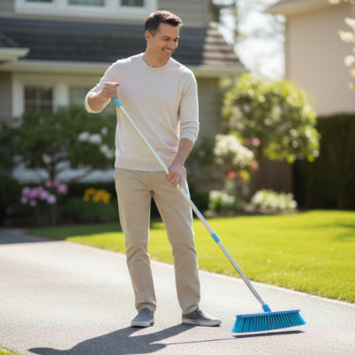 balai pour nettoyage des sols extérieur