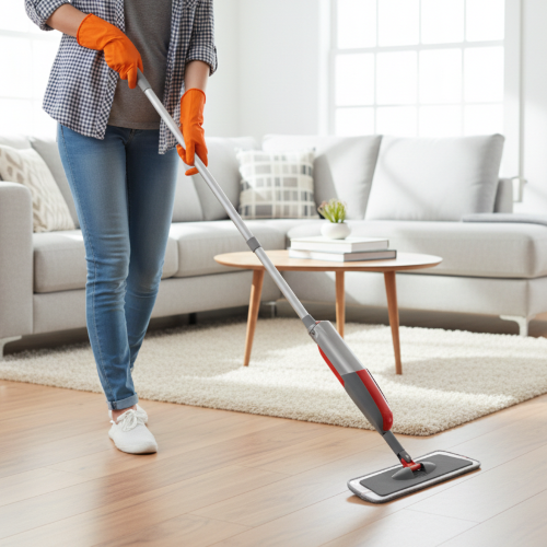 balai pour nettoyage sols Vaporisateur Rotatif 360 salon