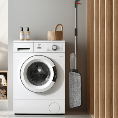 rangement efficace ne prend pas place avec balai pour nettoyer sol