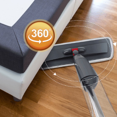 balai pour nettoyer sol atteint zone difficile