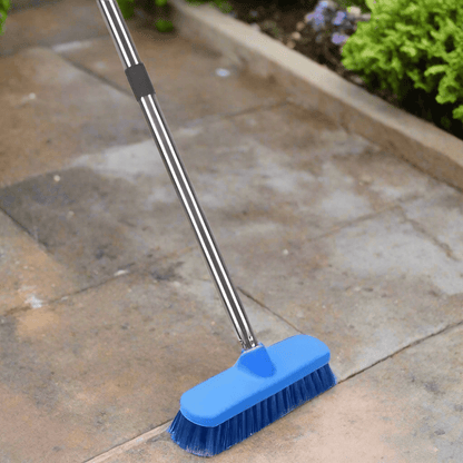 nettoyer extérieur balai pour terrasse bleu