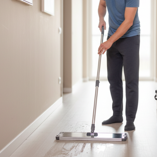 balai professionnel sol EssorageClean nettoie couloir