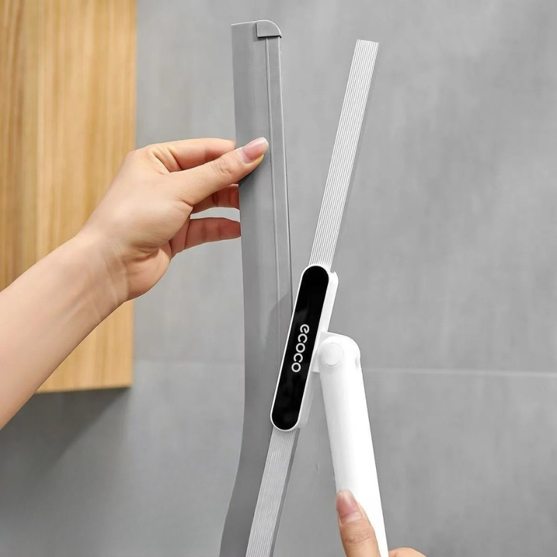 Balai raclette sol salle de bain Tête rotative 180° facile a monter et démonter