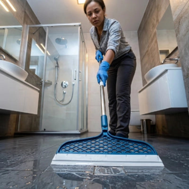 Balai silicone évacuer efficacement l'eau sans rayer sols