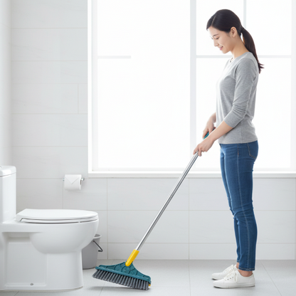 balaie brosse Pivotant 2-en-1 toilette
