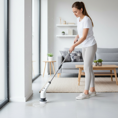 balaie brosse electrique sans Fil 8 tetes nettoie salon