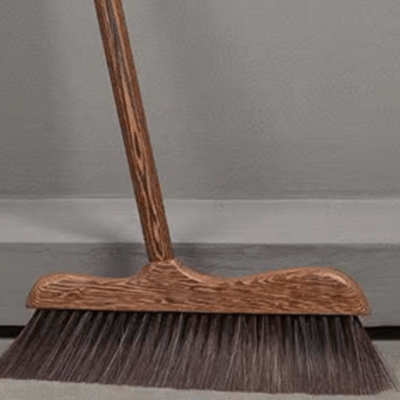 balaye sol maison balai en bois