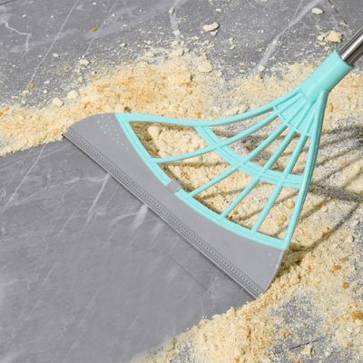 balayer poussière avec balais magiques bleue