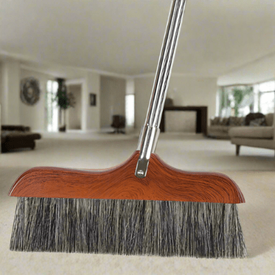 balayette long manche poils denses et résistants