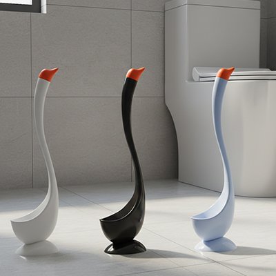 Brosse à toilette DesignCygne forme cygne