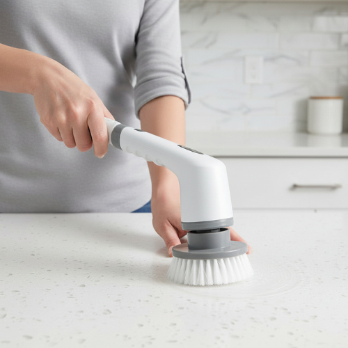 brosse carrelage electrique Multi-Puissance 10 en 1 plan de travail