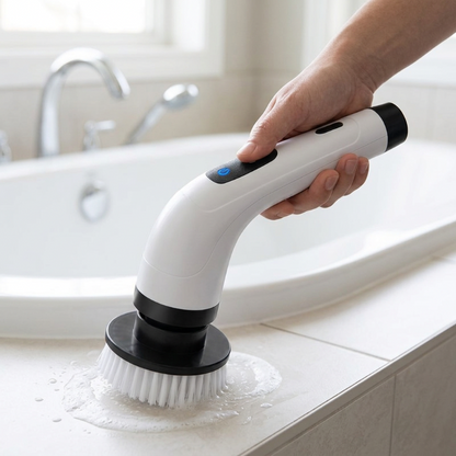 Brosse electrique carrelage étanche IPX7 nettoie salle de bain