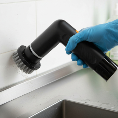 brosse electrique joint carrelage CleanPro ergonomique