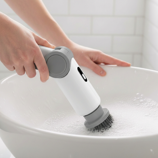 brosse electrique nettoyage carrelage UltraScrub vasque