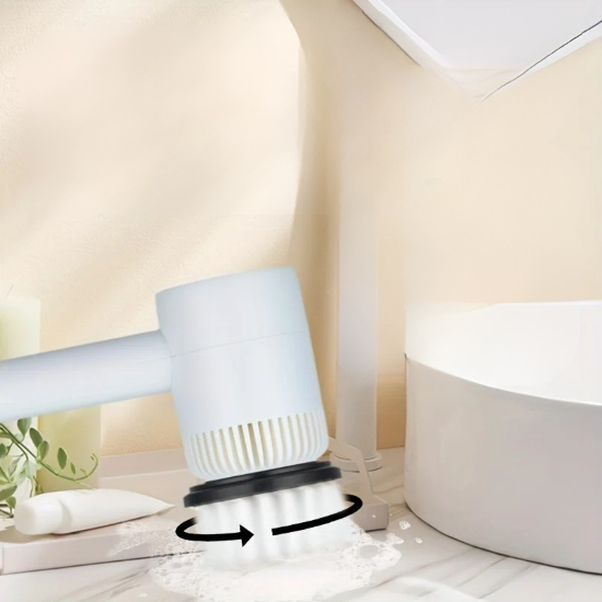 brosse électrique nettoyage salle de bain Portables Sans Fil rotative