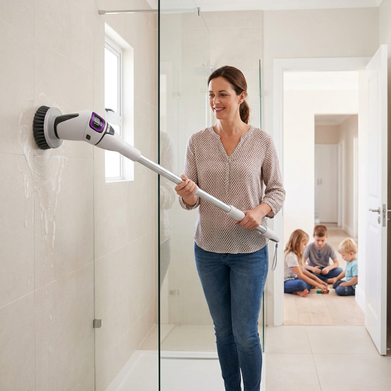 brosse electrique nettoyage salle de bain Sparkly douche