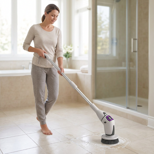 brosse electrique nettoyage salle de bain Sparkly joints sol