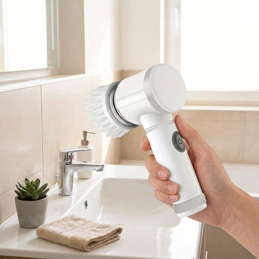 brosse electrique pour carrelage Multi-Action Pro blanc