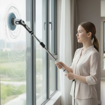 brosse électrique pour carrelage PowerClean 25W nettoyer vitre