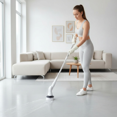 brosse electrique pour carrelage salon RotatClean360