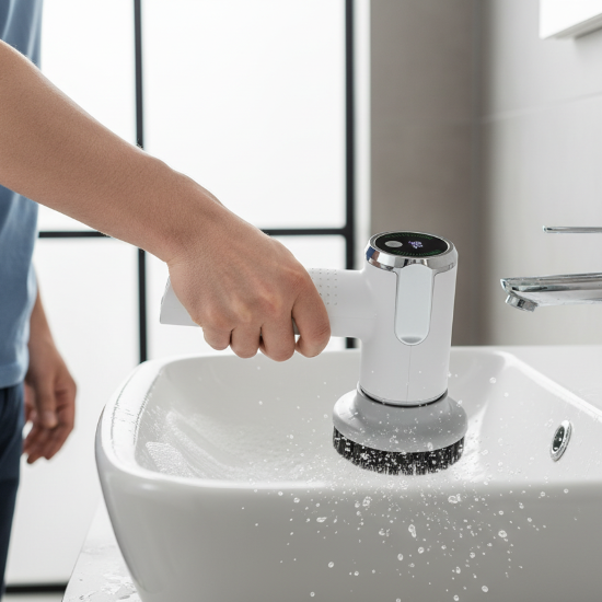 brosse électrique salle de bain Sans Fil IPX7 nettoie lavabo