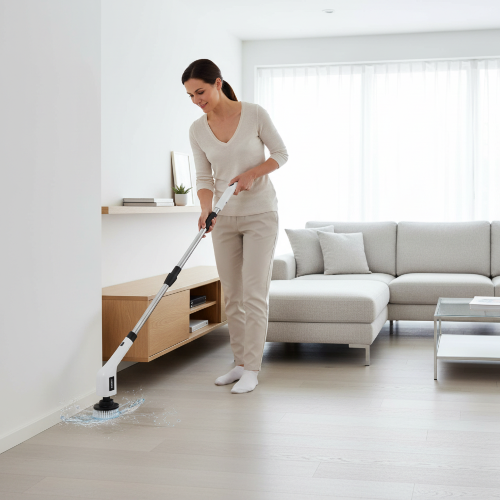 brosse électrique sol OmniClean nettoie coin sans effort