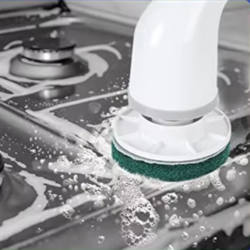 brosse électrique sol OmniClean nettoie gazinière