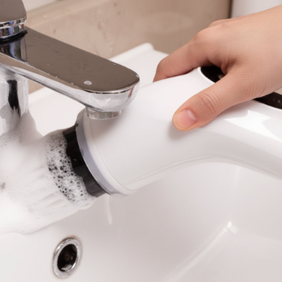 brosse joint carrelage électrique UltraClean 6 en 1 nettoyage vasque