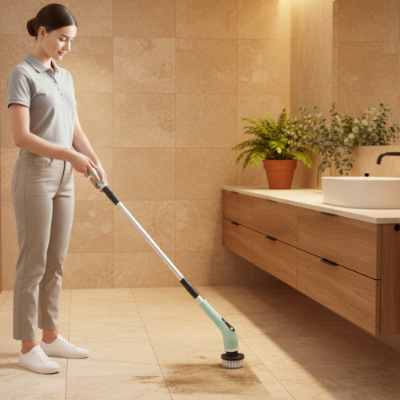 brosse joint carrelage électrique UltraClean 6 en 1 nettoyage salle de bain