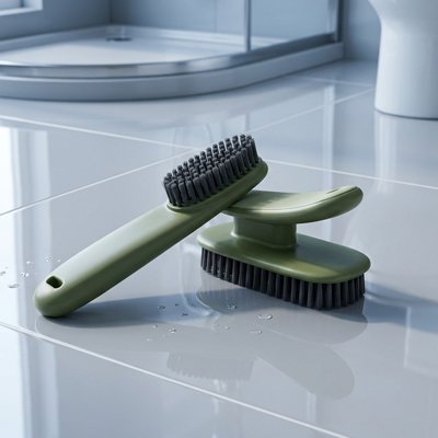 Brosse nettoyage joint carrelage Ergonomique forme incurvée