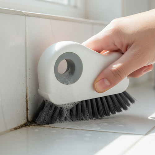 brosse nettoyante carrelage MultiPro 3-en-1 gris