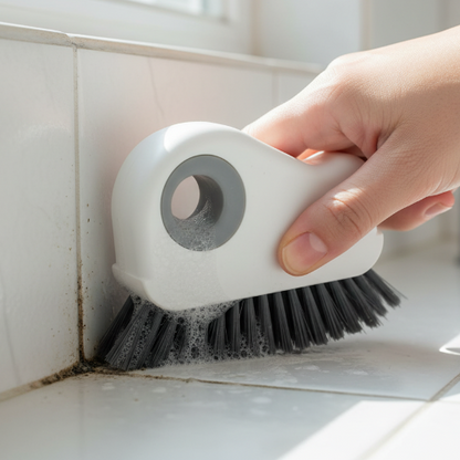 brosse nettoyante carrelage MultiPro 3-en-1 gris