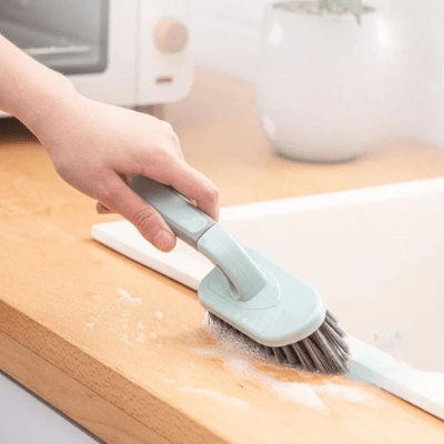 Brosse pour nettoyer les joints de carrelage poils rigides