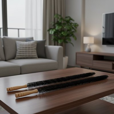 Brosse pour radiateur Nettoyage lamelles noir