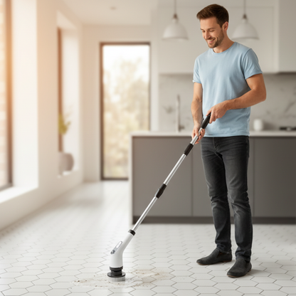 brosse rotative nettoyage 7 en 1 sans fil sol carreaux