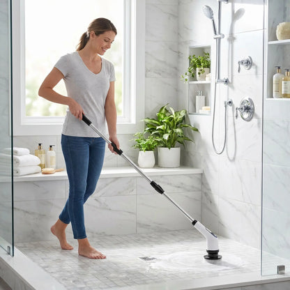 brosse rotative nettoyage 7 en 1 sans fil sol douche