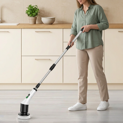 brosse rotative nettoyage powermulti  cuisine sans effort