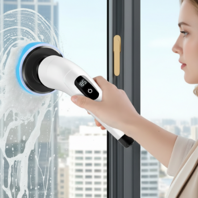 brosse rotative pour carrelage ErgoClean7 vitre