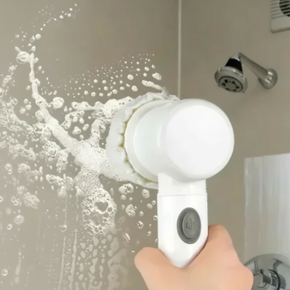 brosse salle de bain électrique 6 Tetes rotatives nettoie vitre