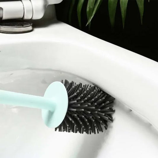 Brosse wc silicone Hygiénique Clean vert
