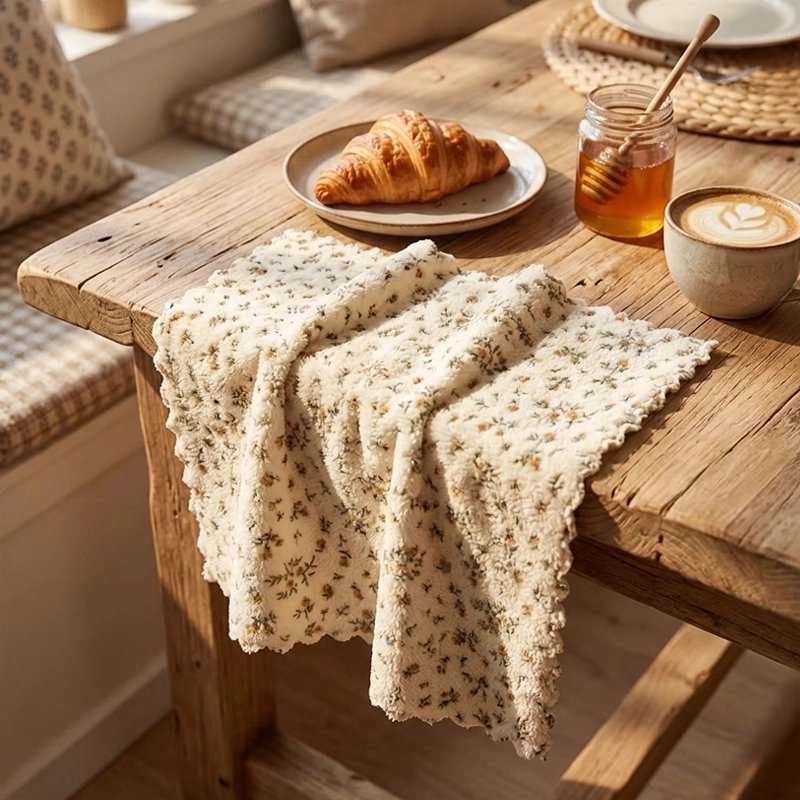 Chiffon en fleur Ultra-Absorbant Microfibre