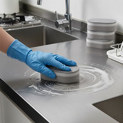 eponge magic Ecologique Durable gris