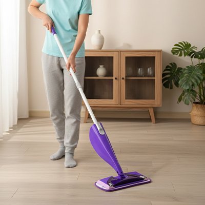 Serpillères microfibres Ultra-absorbantes compatible avec balai spray