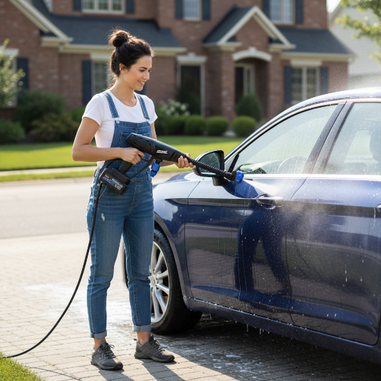 Laveur haute pression batterie Sans fil 26 bars voiture