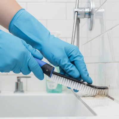 nettoyage salle de bain brosse joint de carrelage UltraErgo