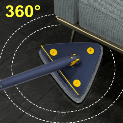 nettoyer à 360 degrés avec serpillère bleu