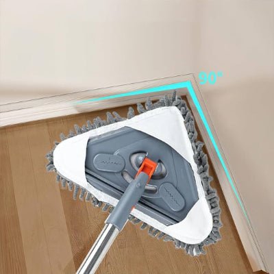 nettoyer coin avec balai serpillère